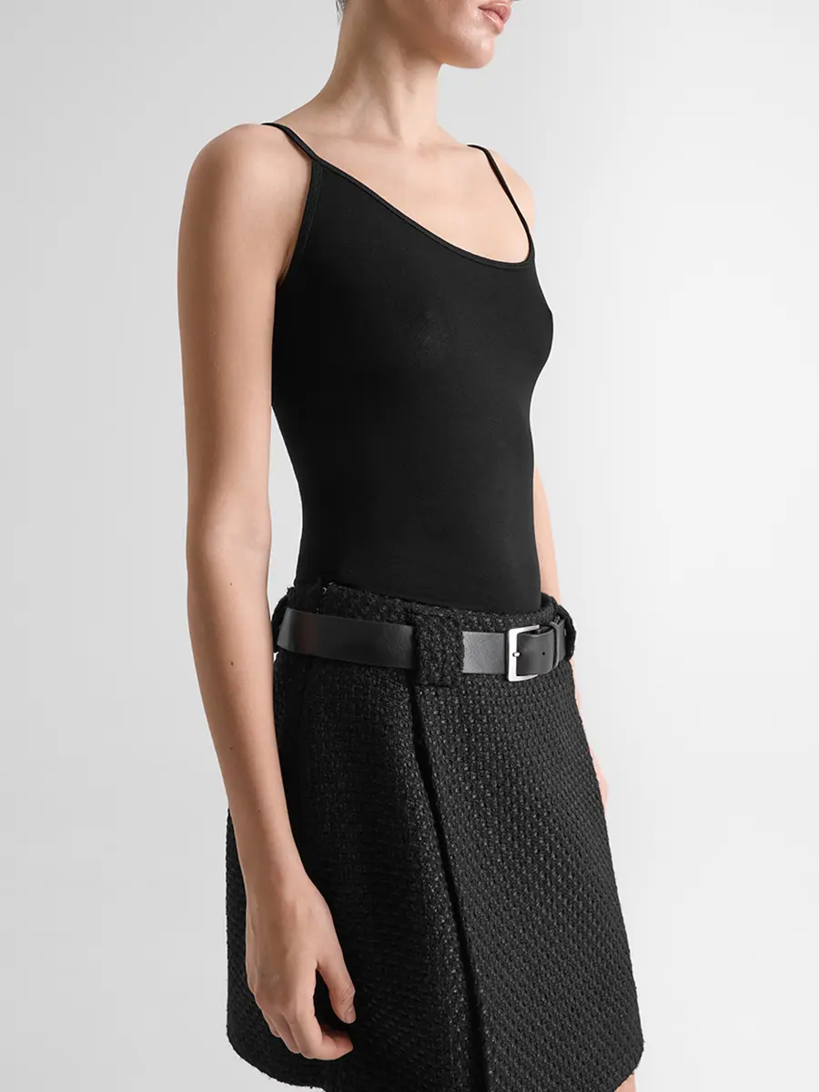 Юбка однотонная