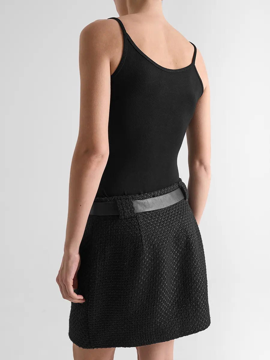 Юбка однотонная