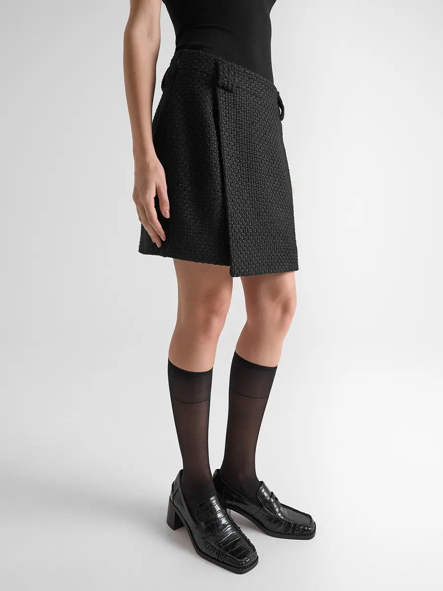 Юбка однотонная