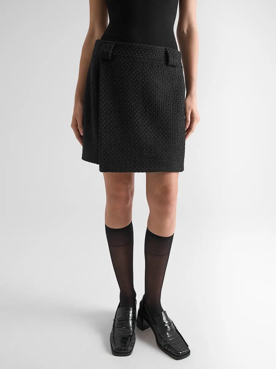 Юбка однотонная