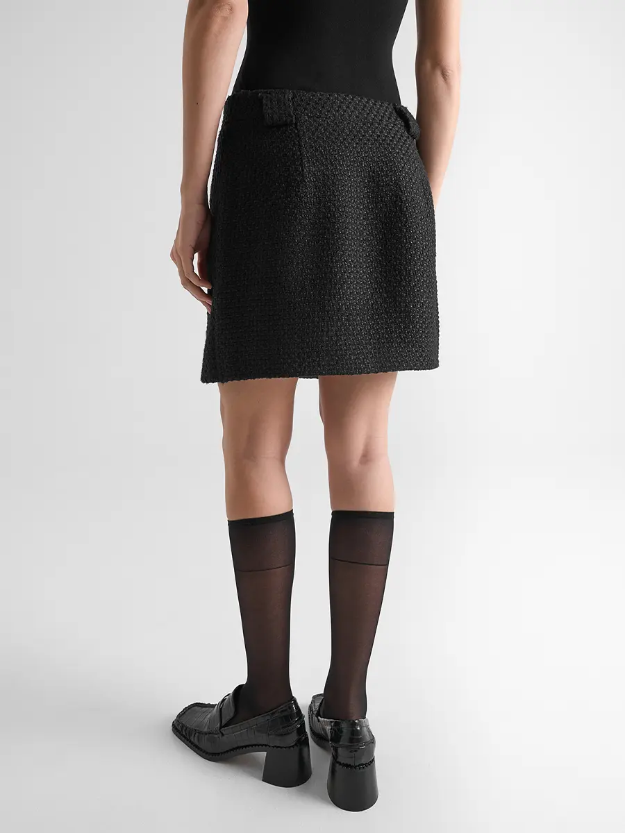 Юбка однотонная