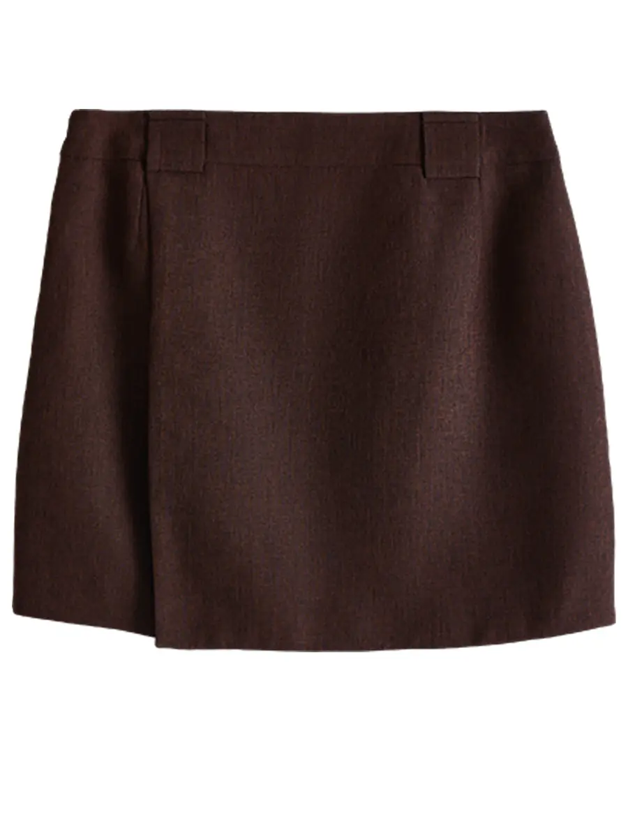 Юбка однотонная