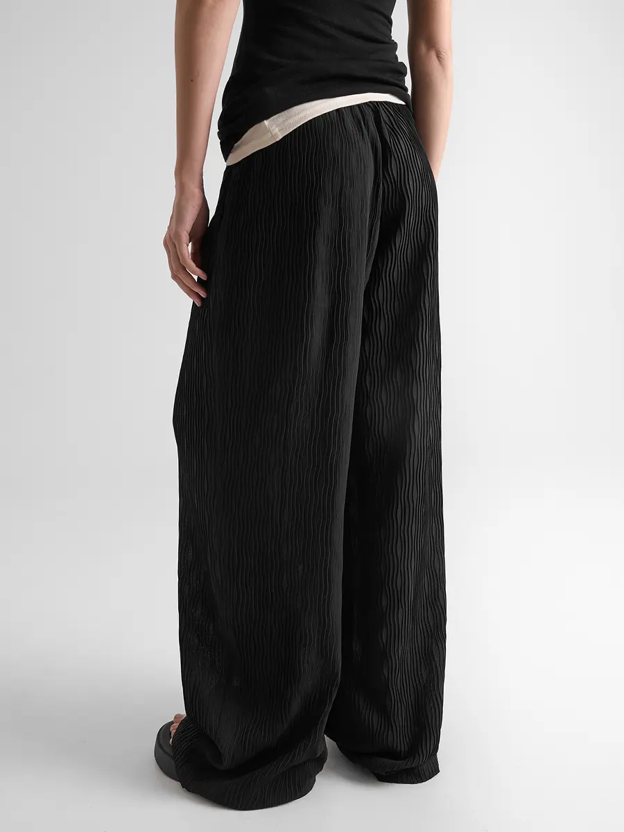 Брюки однотонные