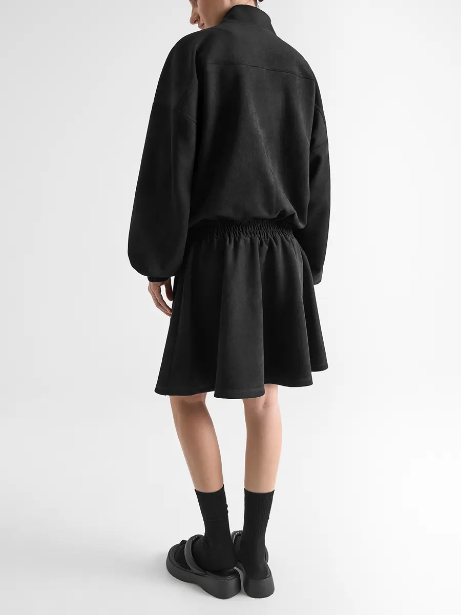 Платье из экозамши