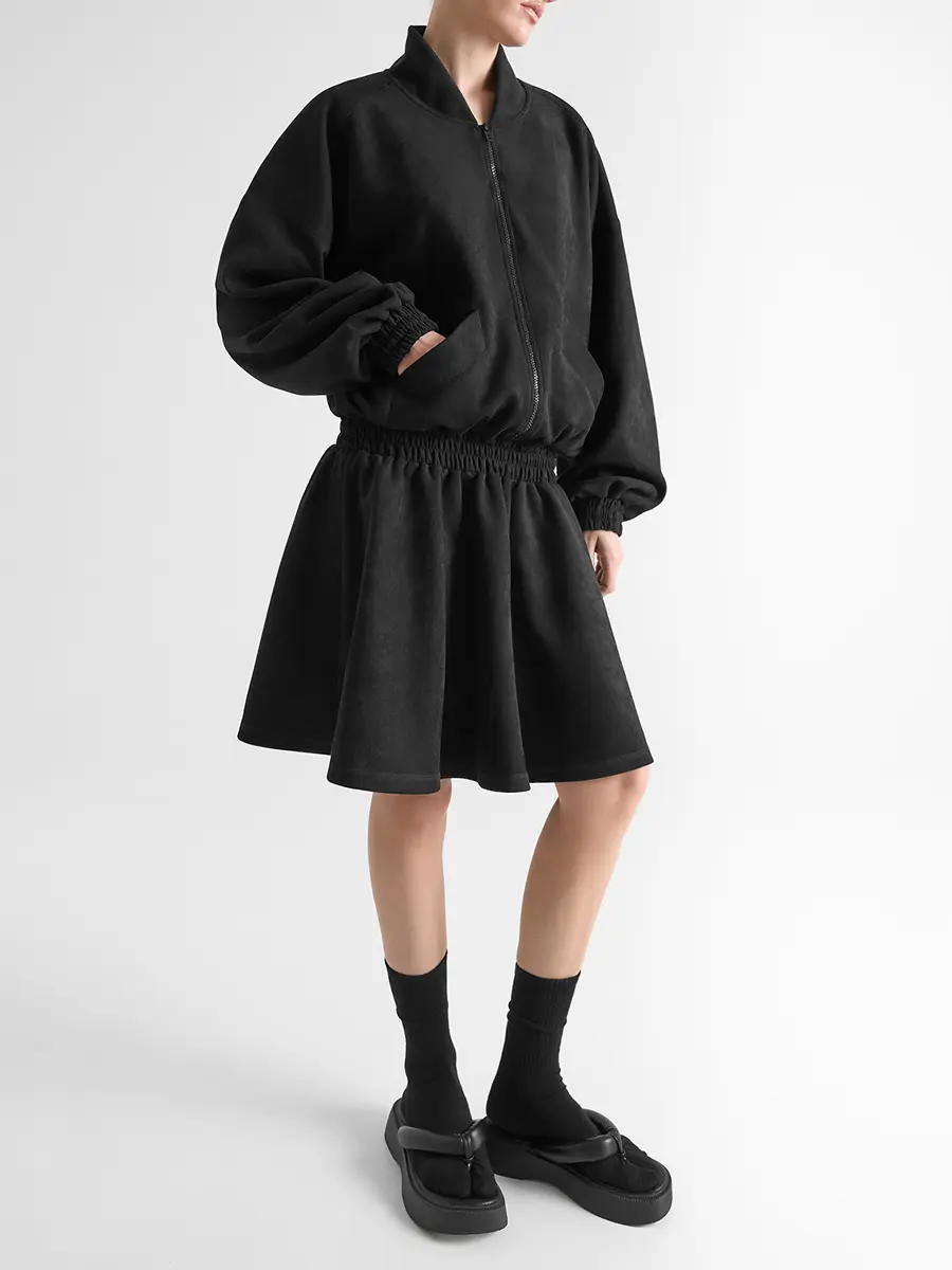 Платье из экозамши