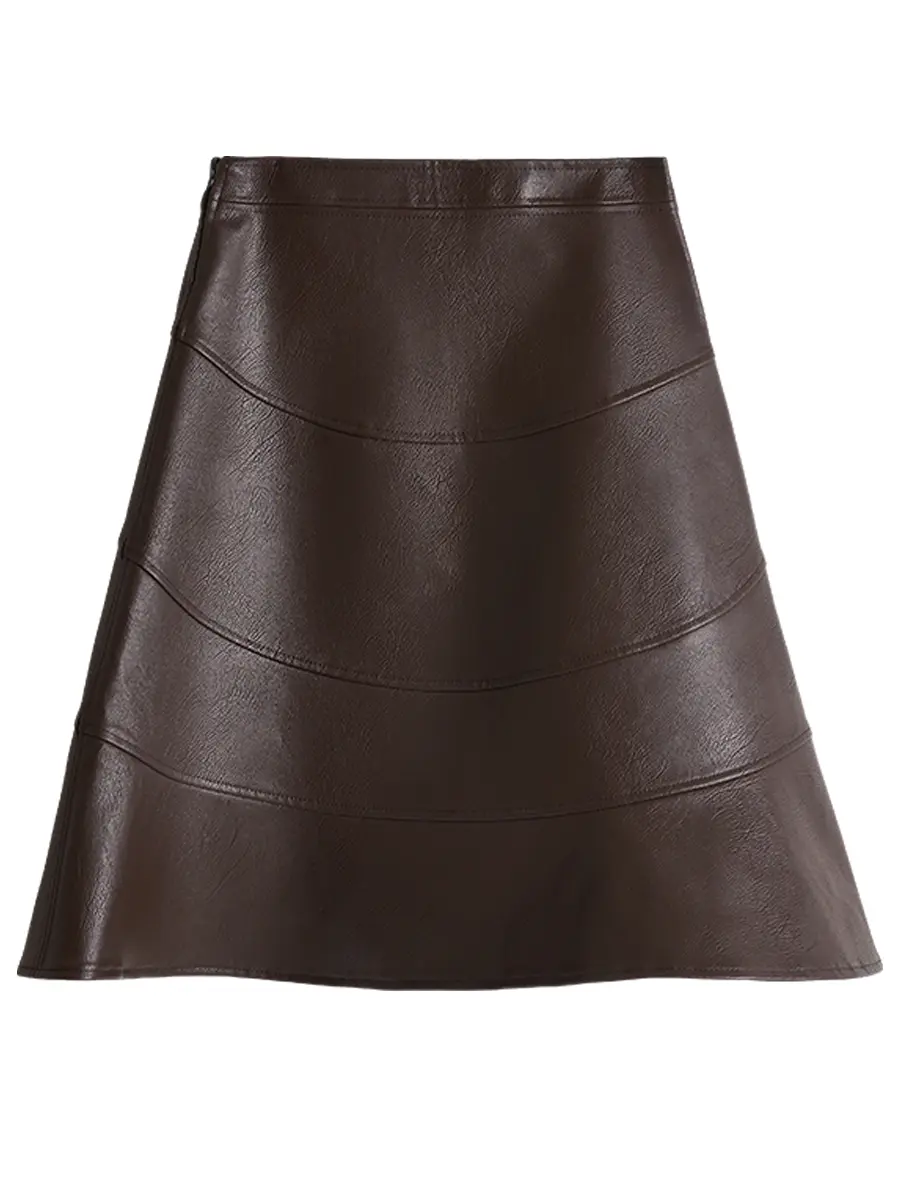 Юбка однотонная