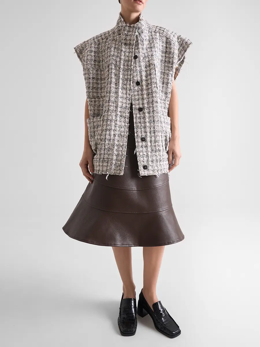 Юбка однотонная