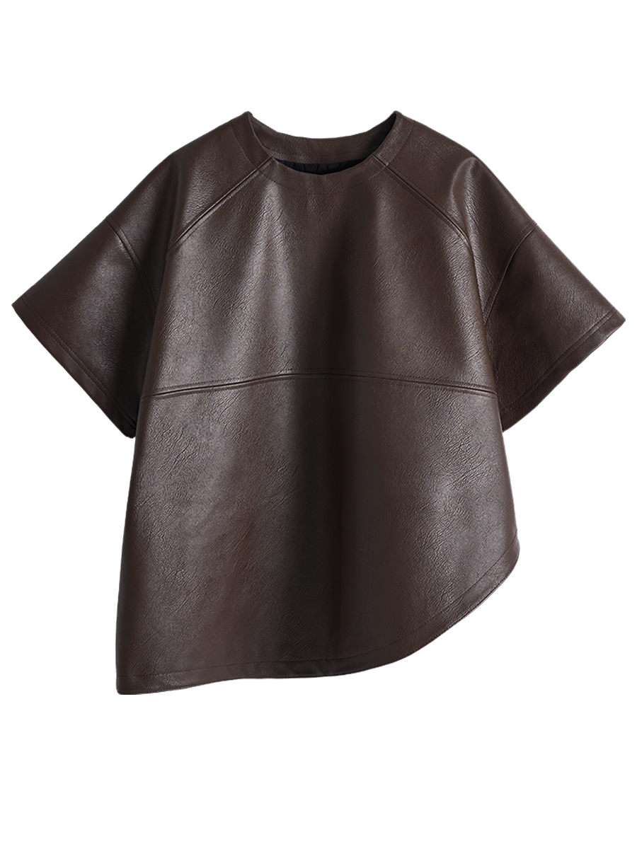 Футболка из экокожи