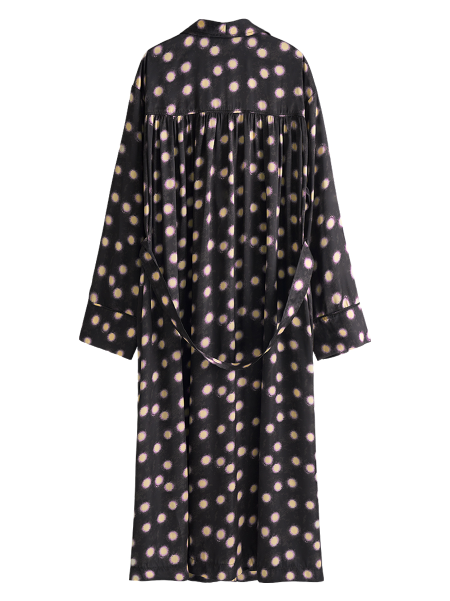 Пиджак-халат в горох