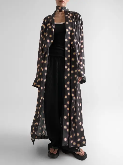 Пиджак-халат в горох MARÉM