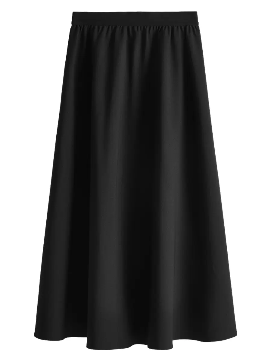 Юбка однотонная