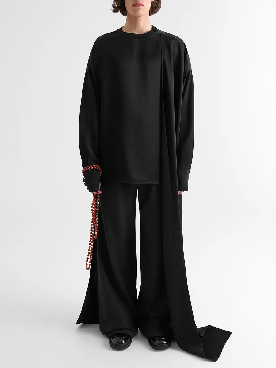 Лонгслив из вискозы