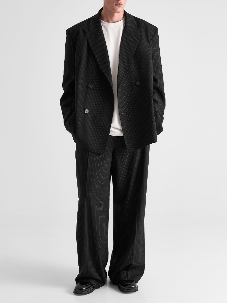 Брюки в полоску