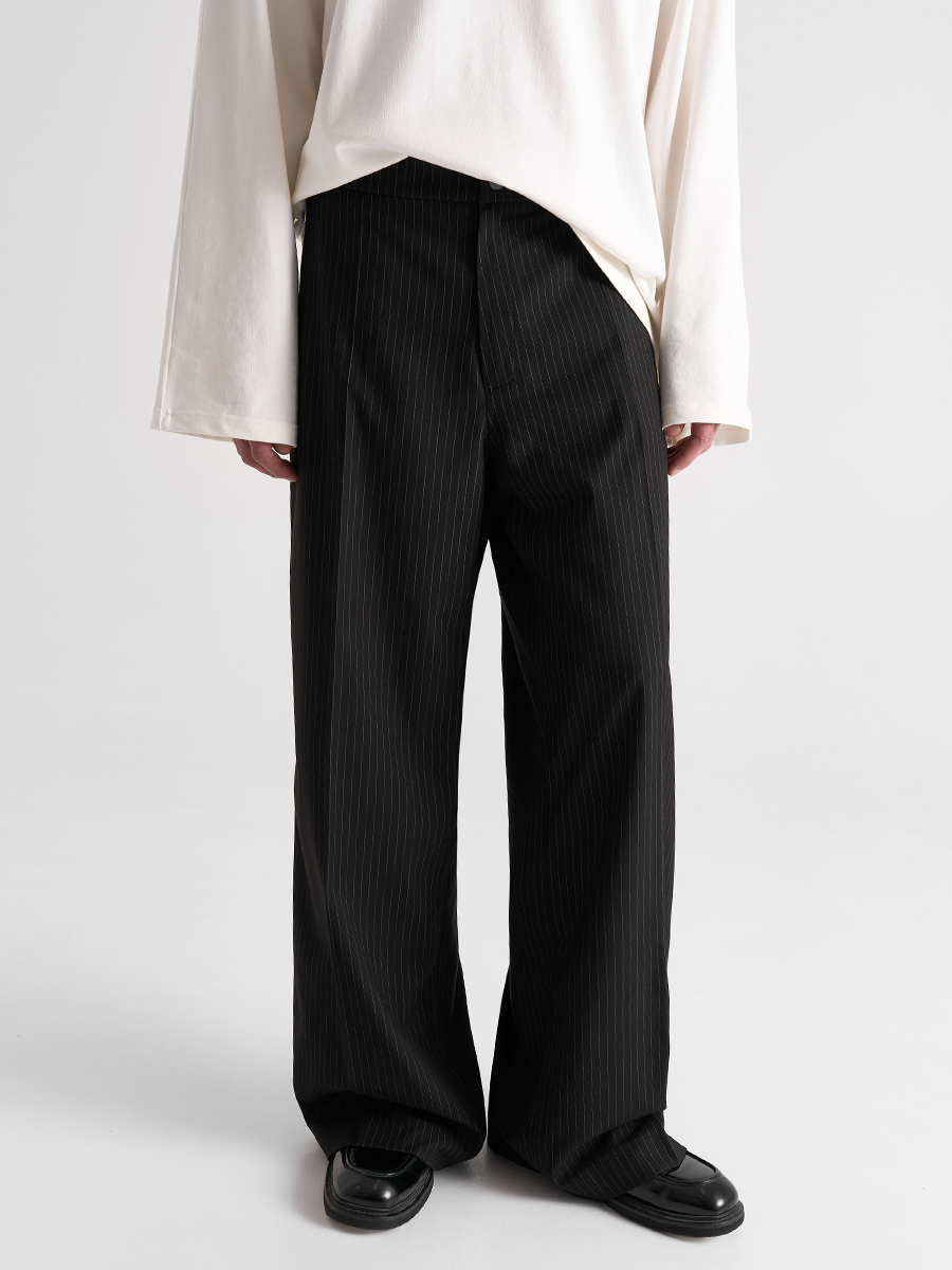 Брюки в полоску