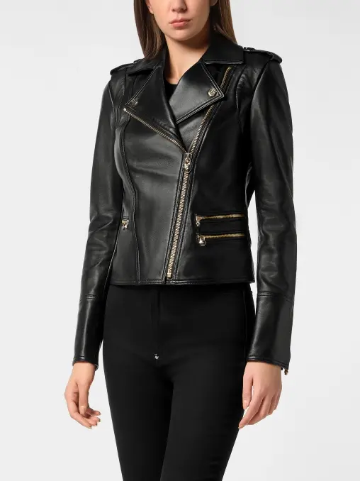 Куртка кожаная PHILIPP PLEIN