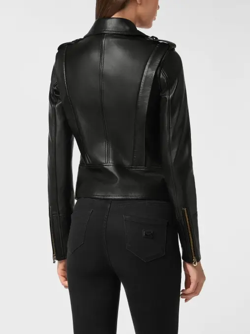 Куртка кожаная PHILIPP PLEIN