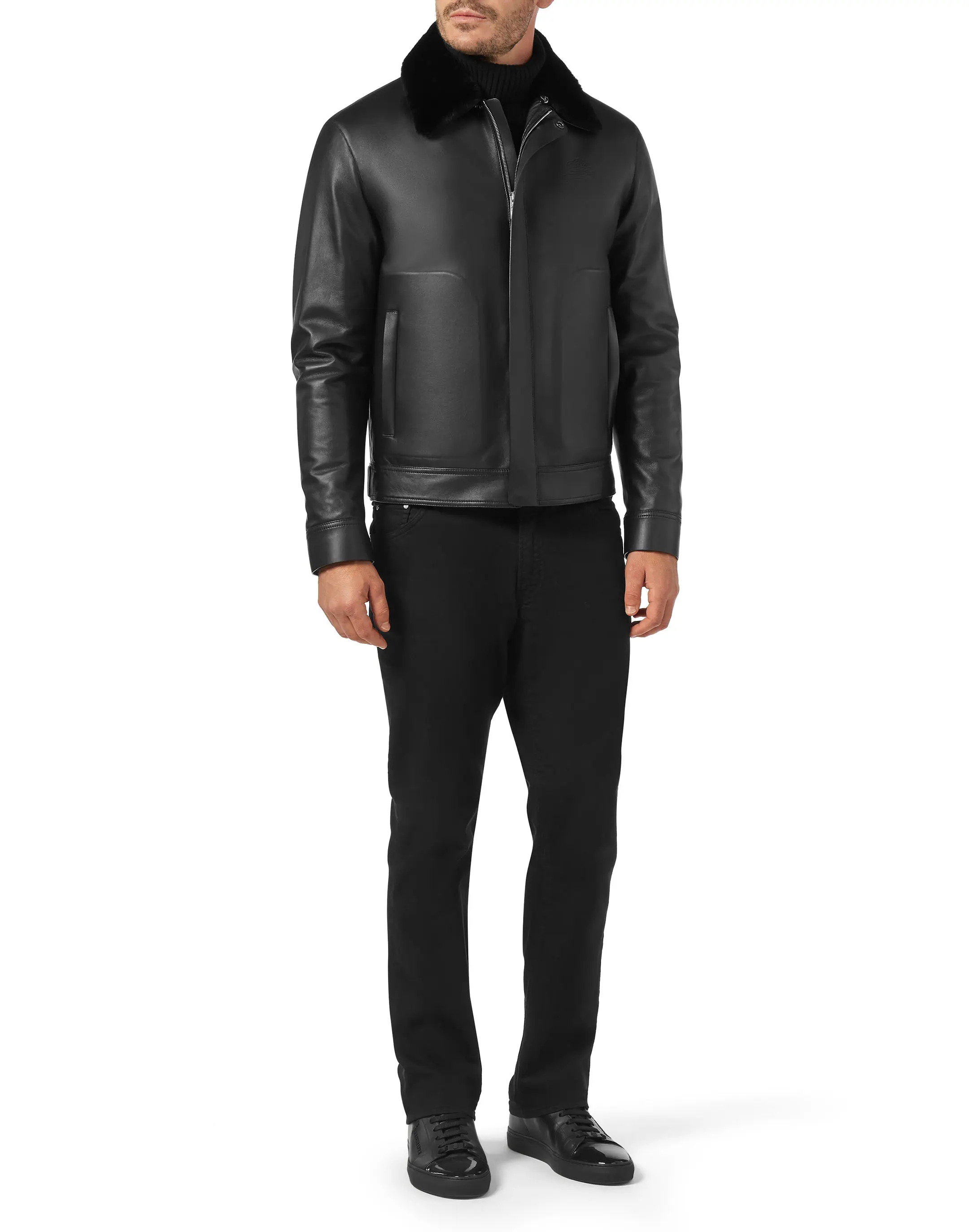 Куртка кожаная