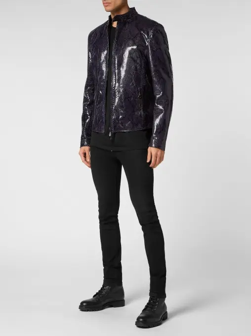 Куртка кожаная PHILIPP PLEIN