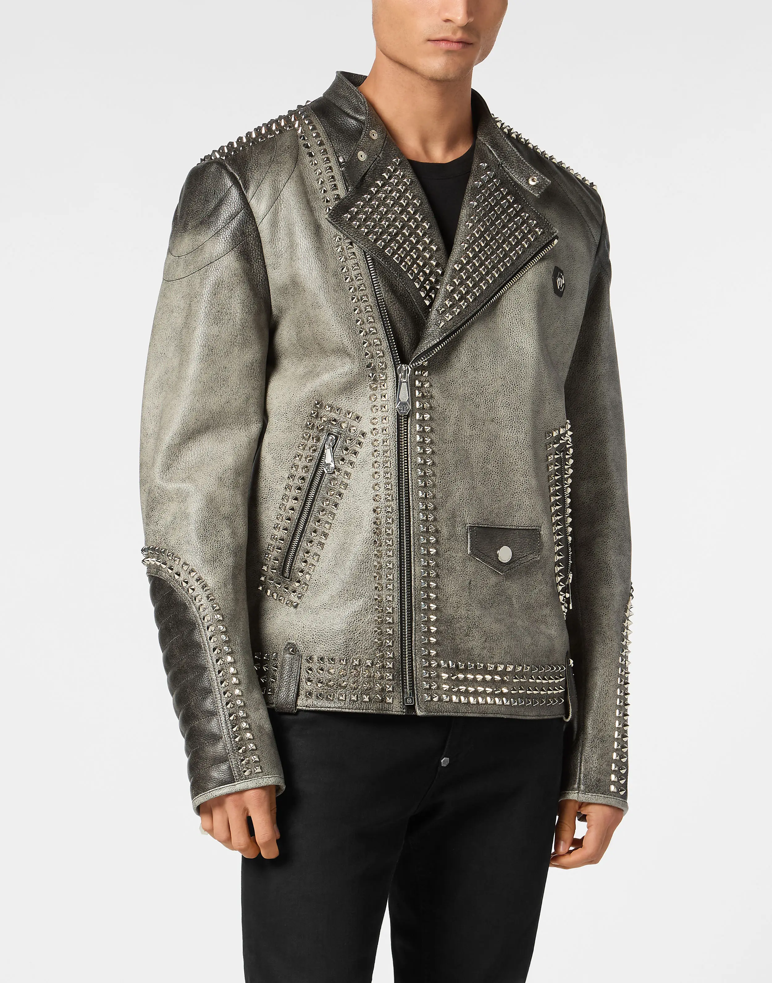 Куртка кожаная