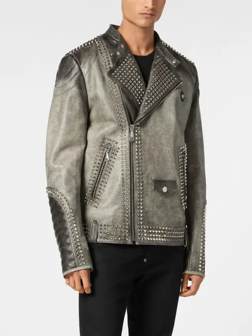 Куртка кожаная PHILIPP PLEIN