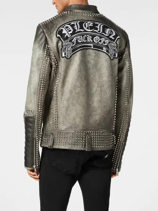Куртка кожаная PHILIPP PLEIN