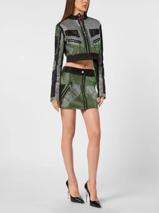 Куртка кожаная PHILIPP PLEIN