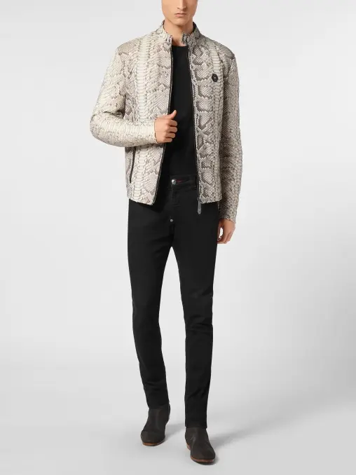 Куртка кожаная PHILIPP PLEIN
