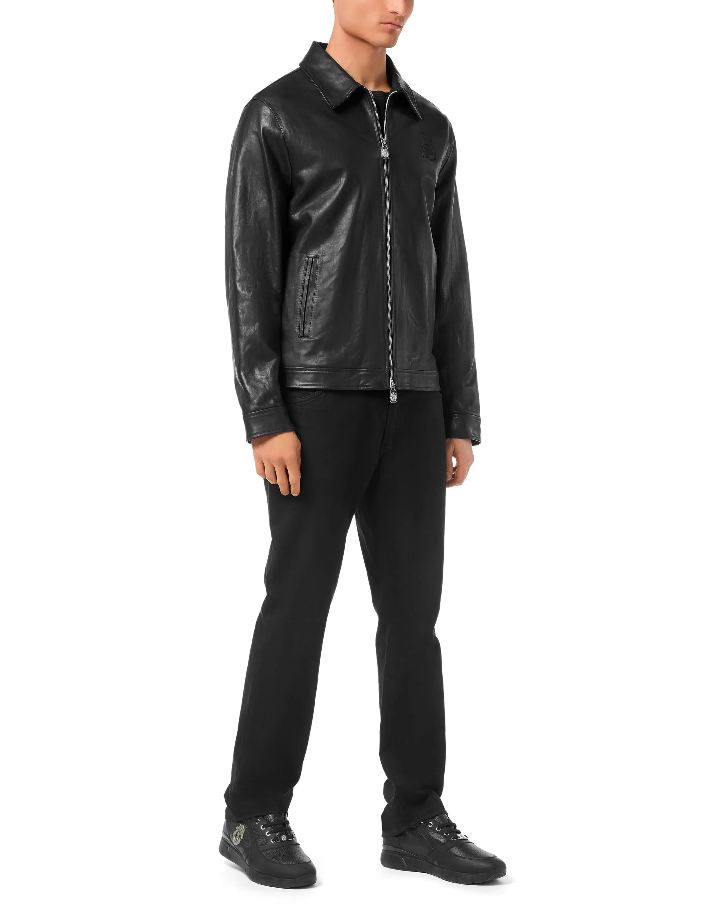 Куртка кожаная