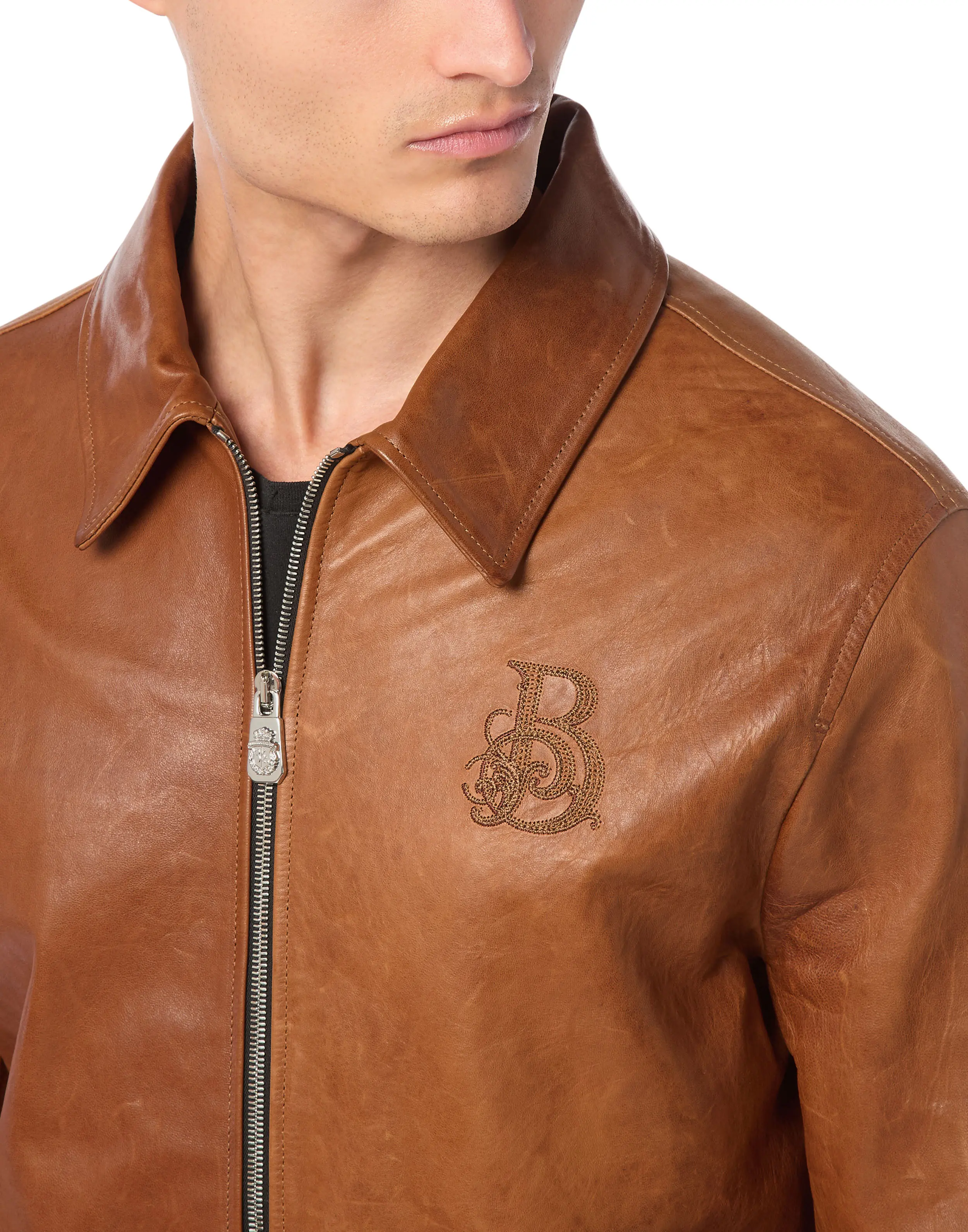 Куртка кожаная