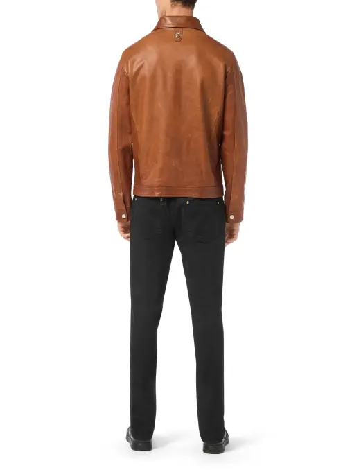 Куртка кожаная BILLIONAIRE