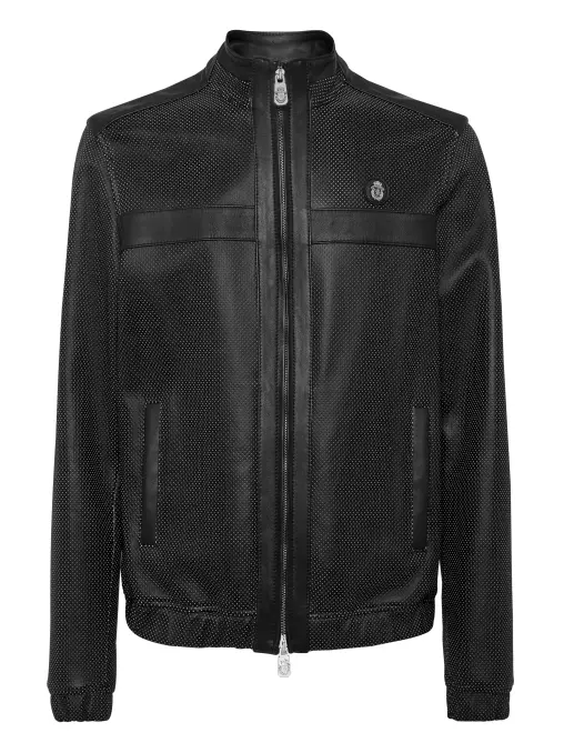 Куртка кожаная BILLIONAIRE