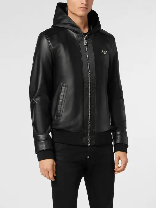 Куртка кожаная PHILIPP PLEIN