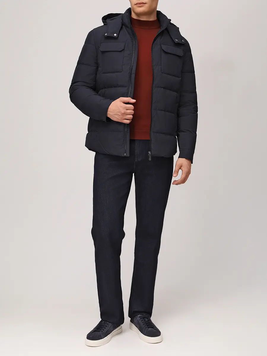 Пуховик стеганый