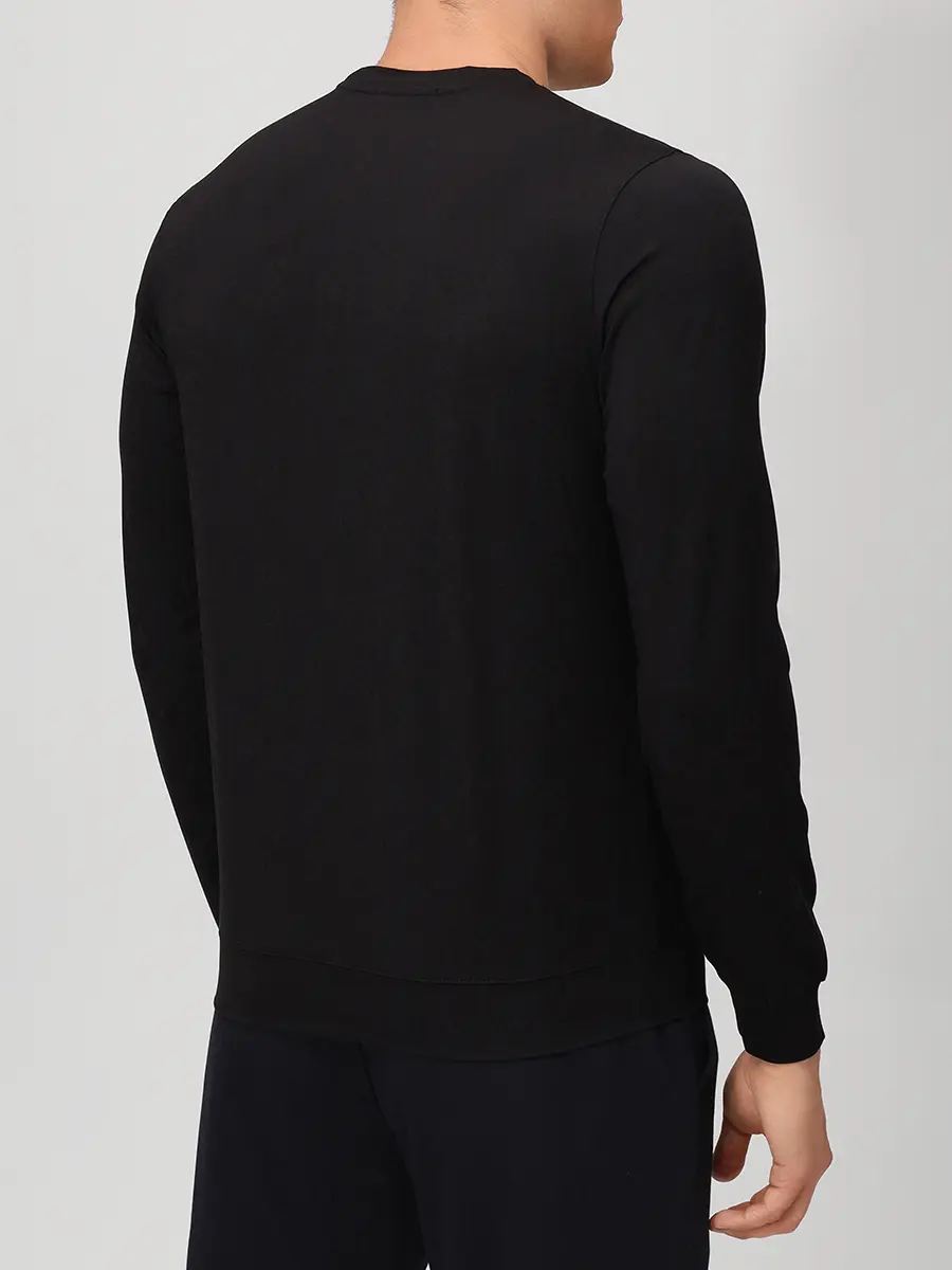 Лонгслив из хлопка и модала