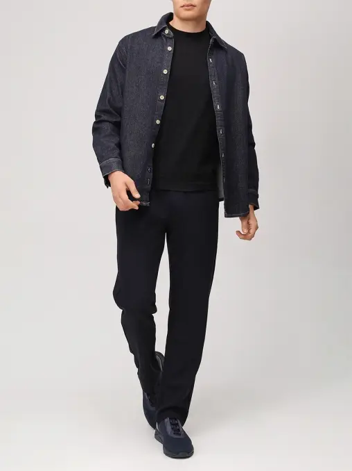 Лонгслив из хлопка и модала CUDGI