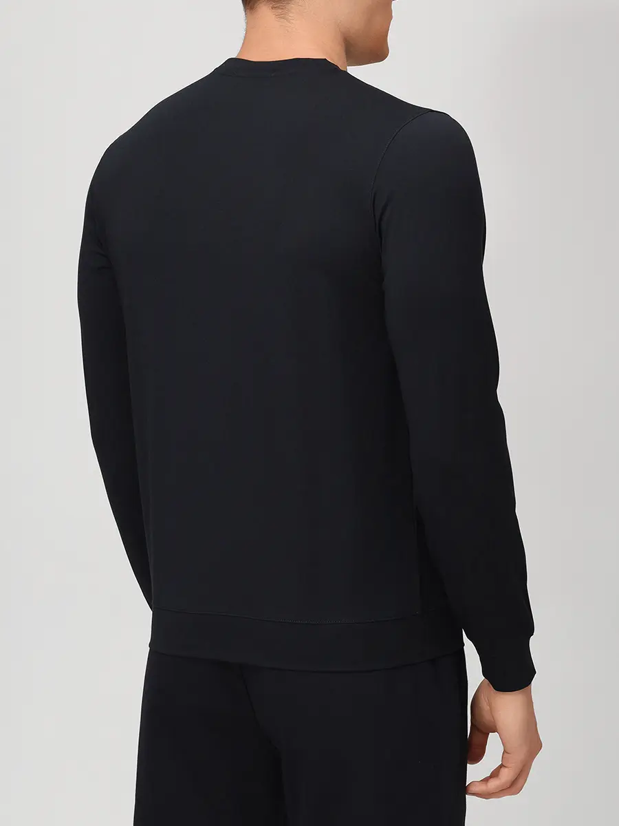 Лонгслив из хлопка и модала