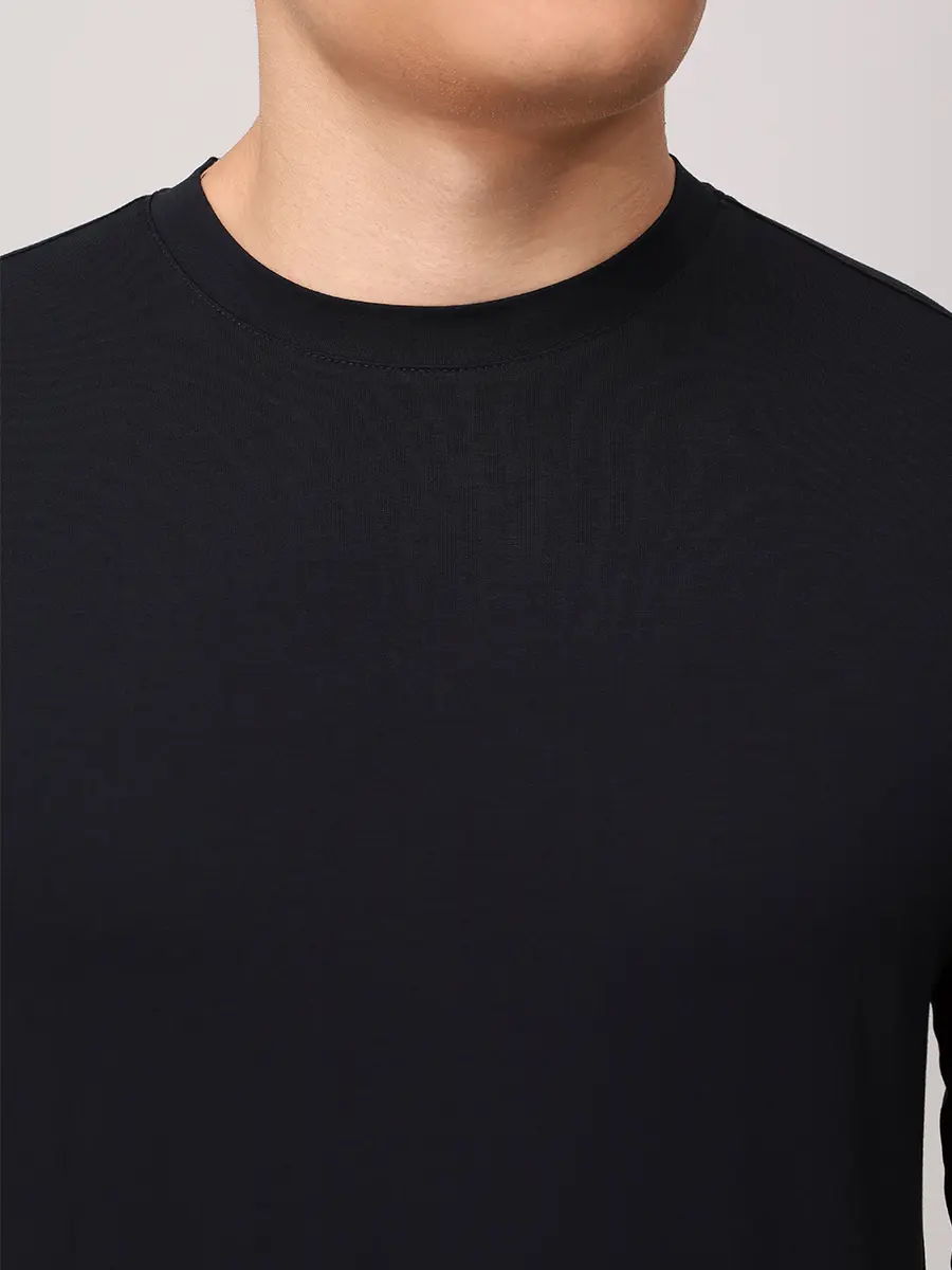 Лонгслив из хлопка и модала