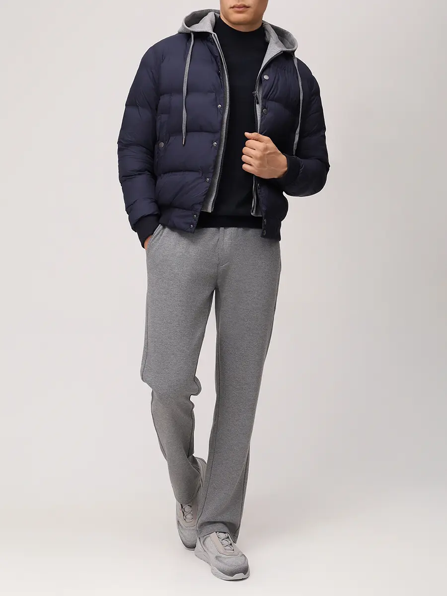 Брюки из шерсти и вискозы