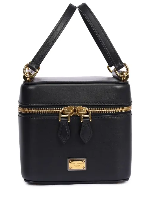 Сумка кожаная Sicily Cube Vanity Bag DOLCE & GABBANA