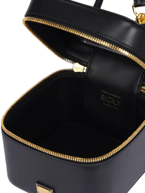 Сумка кожаная Sicily Cube Vanity Bag DOLCE & GABBANA