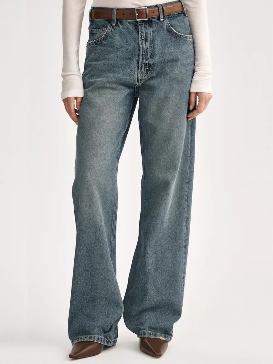 Джинсы Straight хлопковые