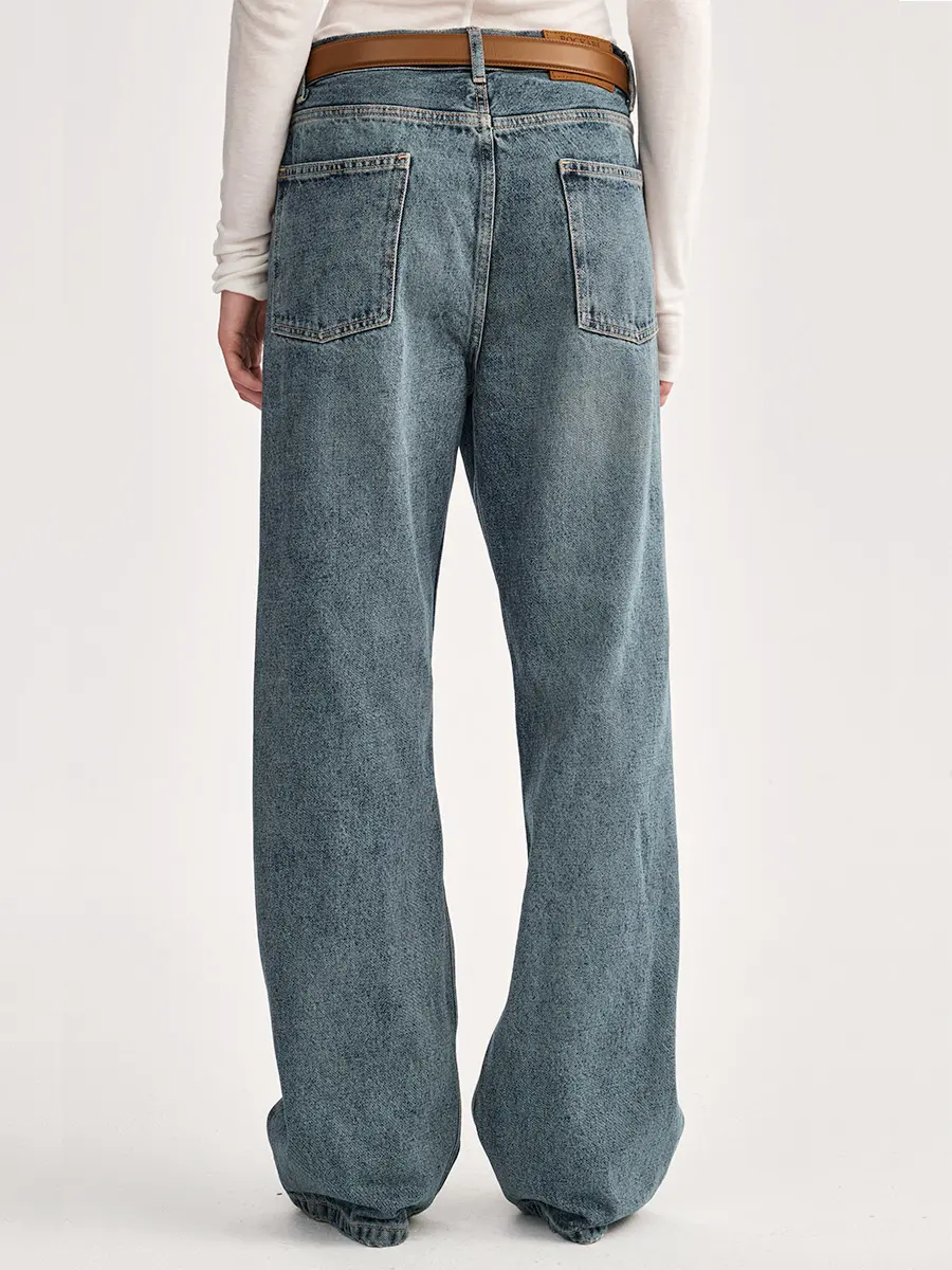 Джинсы Straight хлопковые