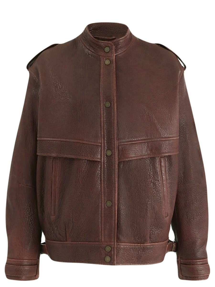 Бомбер Grano кожаный
