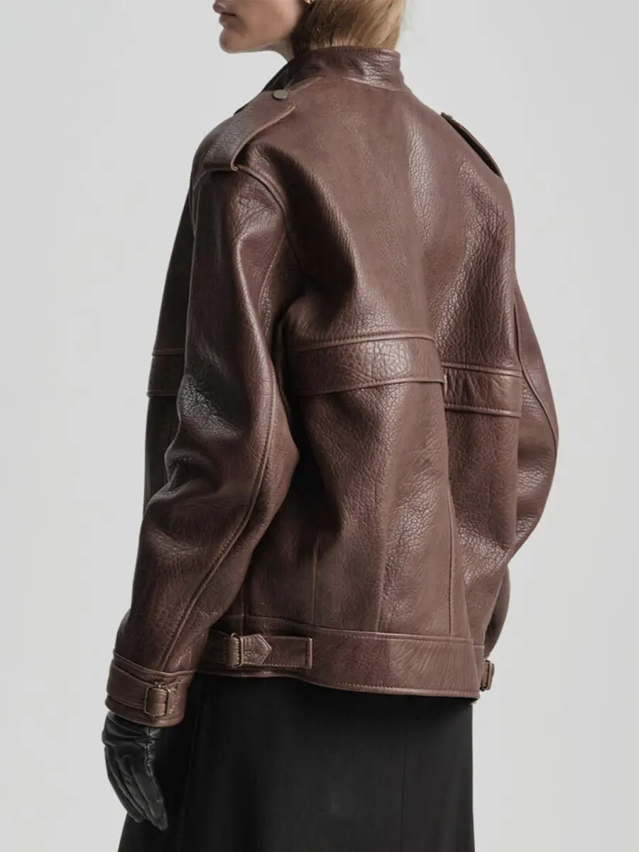 Бомбер Grano кожаный