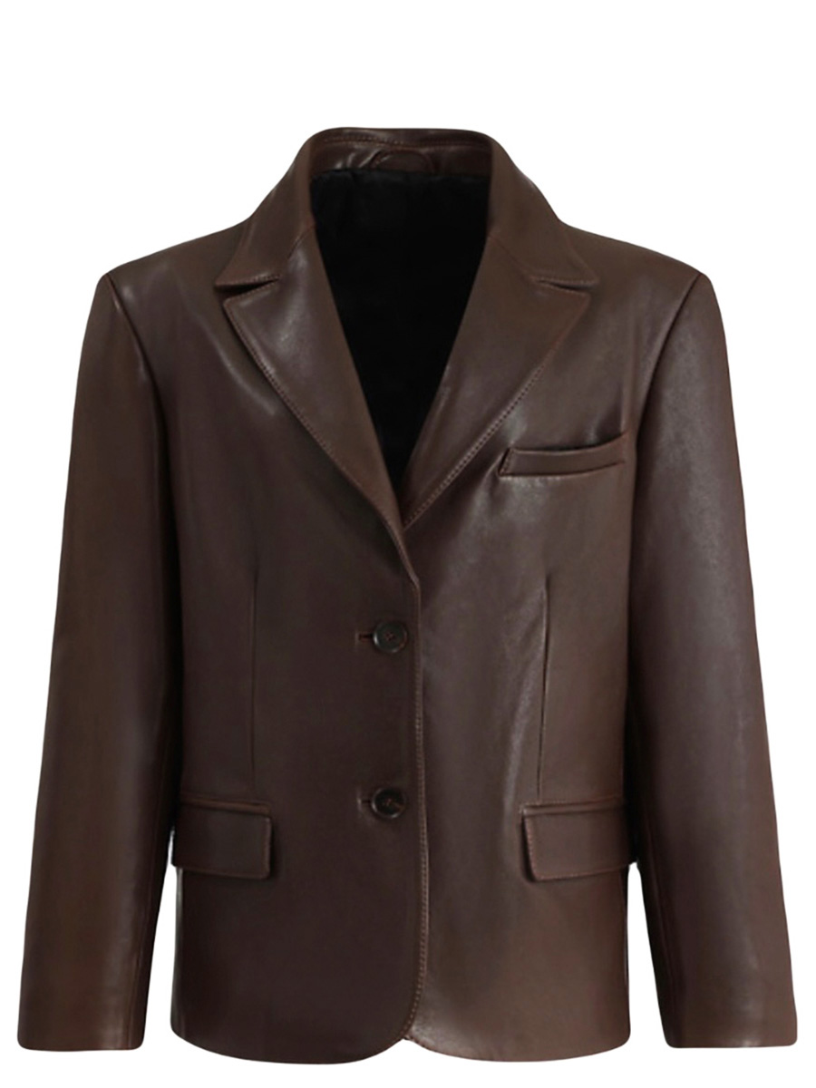 Пиджак Chocolate кожаный