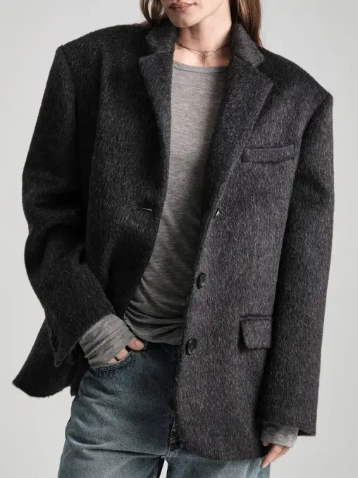 Полупальто Wool шерстяное ROCKABI