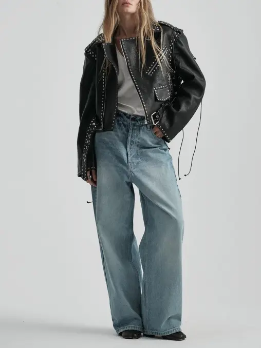 Куртка-косуха кожаная ROCKABI