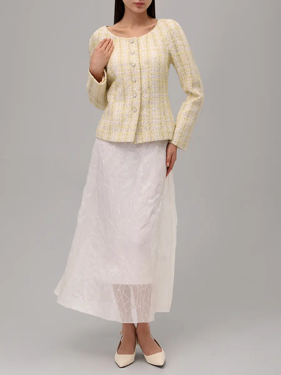 Жакет Haute Couture твидовый