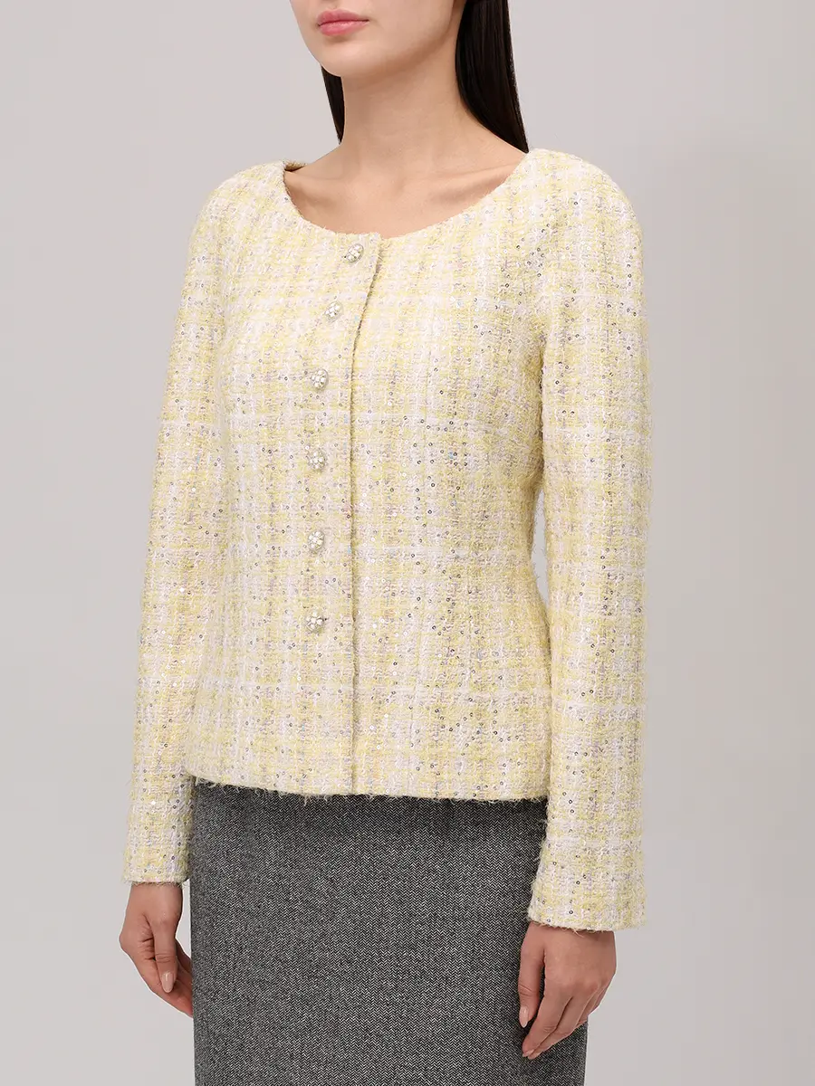 Жакет Haute Couture твидовый