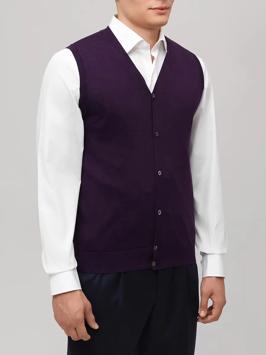 Жилет шерстяной